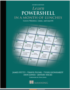 Learn PowerShell in a Month of Lunches, Fourth Edition: Covers Windows, Linux, a eBook cover