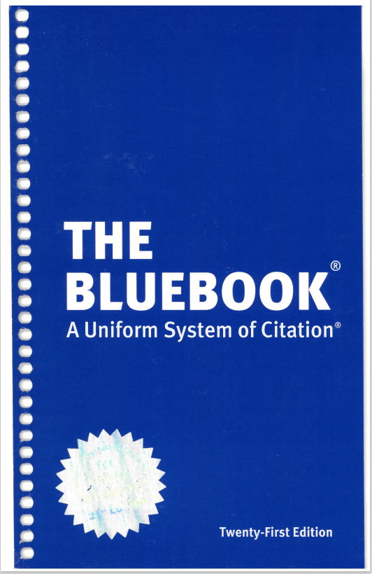 The Blu: A Uniform System of Citation, 21st Edition 21st Edition eBook cover