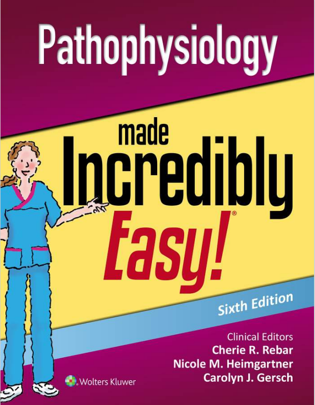 Pathophysiology Made Incredibly Easy! (Incredibly Easy! Series®) 6th Edition, Ki eBook cover