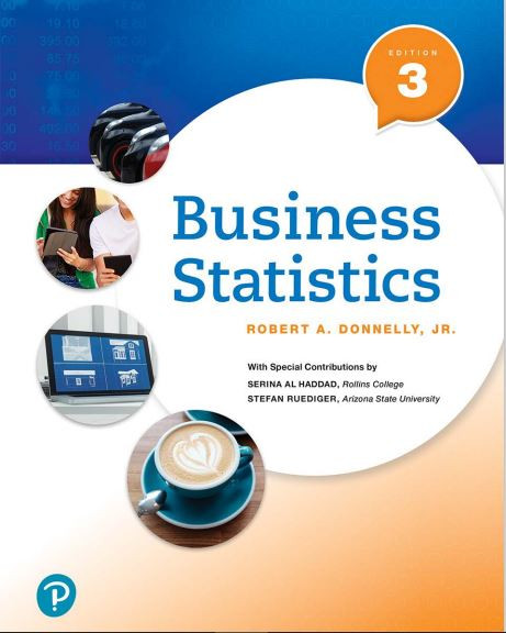 Business Statistics 3rd Edition by Robert Donnelly eBook cover