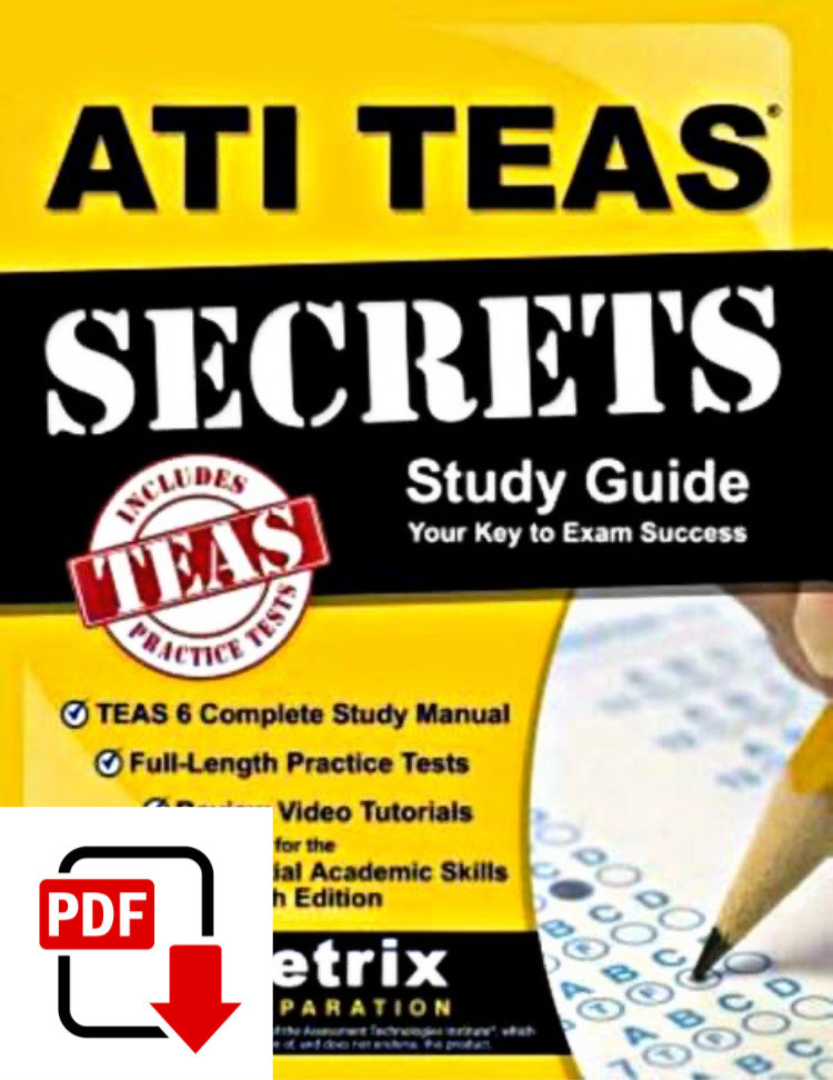 ATI TEAS Secrets Study Guide TEAS 6 Complete Study Manual 6th Edition eBook cover