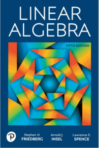 Linear Algebra 5th Edition by Stephen Friedberg eBook cover