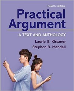 Practical Argument: A Text and Anthology 4th Edition, by Laurie G eBook cover