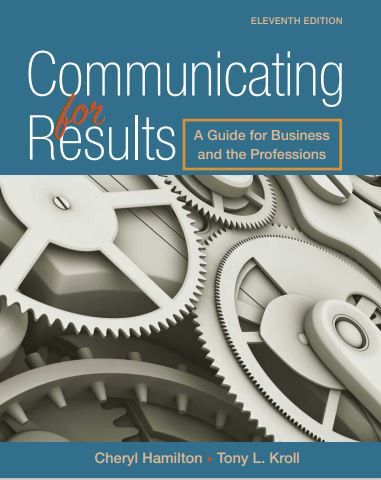 Communicating for Results: A Guide for Business and the Professions 11th Edition eBook cover