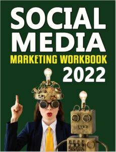 Social Media Marketing Workbook: How to Use Social Media for Business (2022 Onli eBook cover