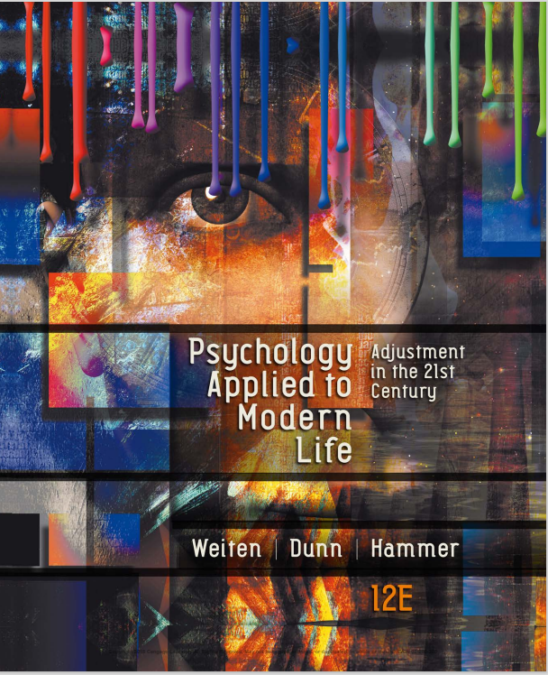 Psychology Applied to Modern Life: Adjustment in the 21st Century 12th Edition eBook cover