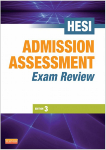 Admission Assessment Exam Review 3rd, Third Edition by HESI eBook cover