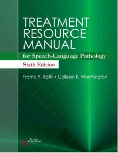 Treatment Resource Manual for Speech-Language Pathology 6th Edition eBook cover