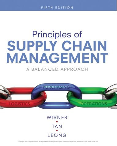 Principles of Supply Chain Management: A Balanced Approach 5th Edition eBook cover