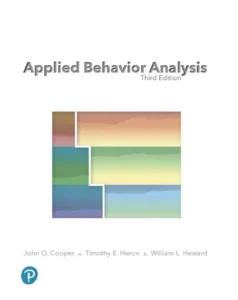 Applied Behavior Analysis by John Cooper 3rd Edition eBook cover