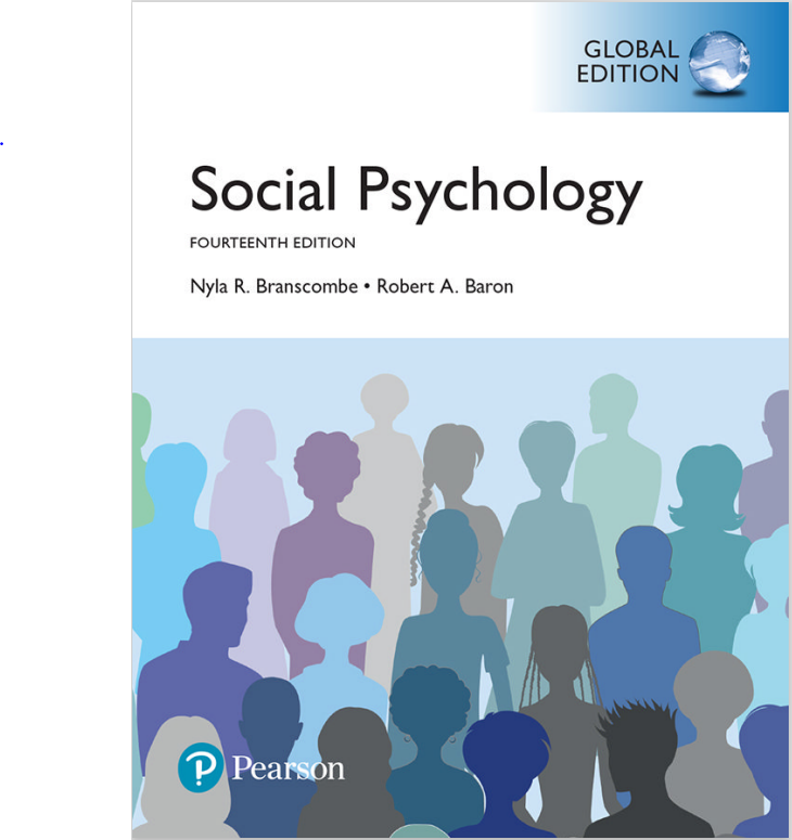 Social Psychology, Global Edition by Nyla R. Branscombe, Robert A Baron eBook cover