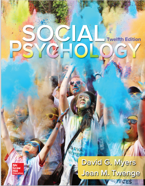 Social Psychology 12th Edition by David Myers : eBook cover