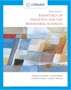 Essentials of Statistics for the Behavioral Sciences (MindTap Course List) 10th eBook cover