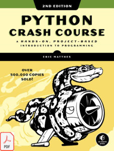 Python Crash Course - A Hands-On, Project-Based Introduction to Programming eBook cover