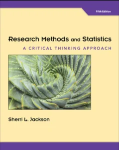 Research Methods and Statistics A Critical Thinking Approach 5th Edition eBook cover