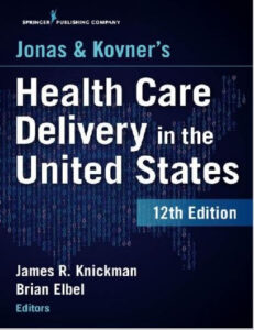 Jonas and Kovner's Health Care in the United States, 12th Edition eBook cover