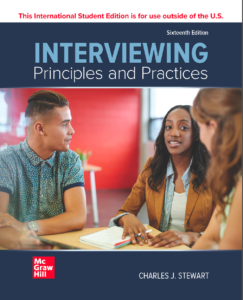 Interviewing Principles and Practices 16th Edition - ISE eBook cover