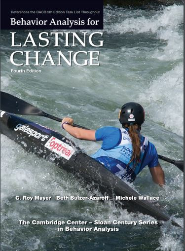 Behavior Analysis for Lasting Change 4th Edition eBook cover