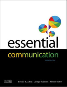 Essential Communication 2nd Edition by Ronald Adler eBook cover