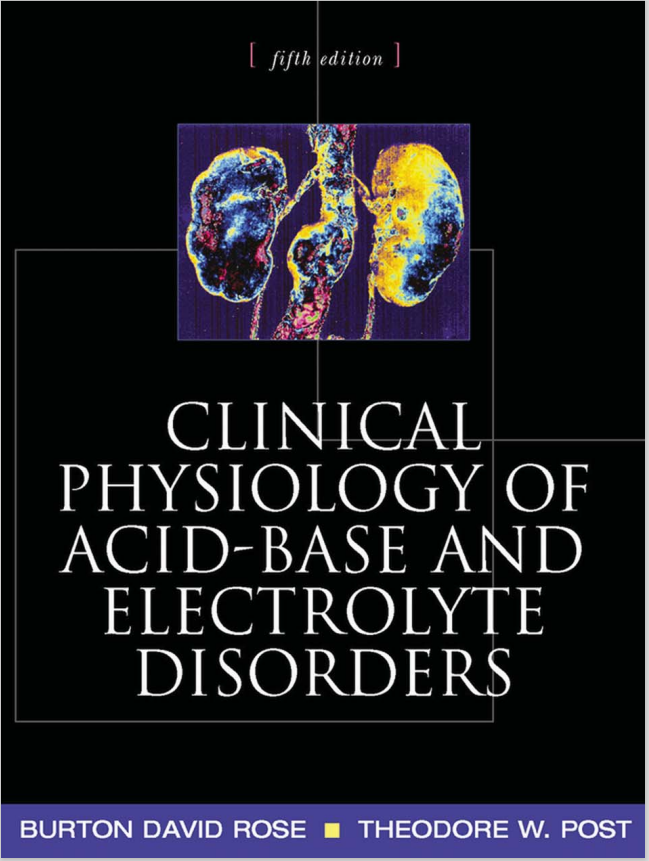 Clinical Physiology of Acid-Base and Electrolyte Disorders (Clinical Physiology eBook cover