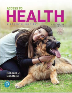 Access to Health 16th Edition By Rebecca Donatelle eBook cover