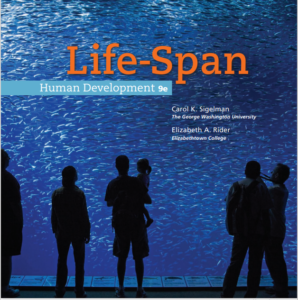 Life-Span Human Development 9th Edition by Carol K. Sigelman eBook cover