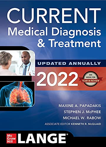 CURRENT Medical Diagnosis and Treatment 2022 61st Edition eBook cover