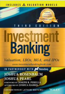 Investment Banking: Valuation, LBOs, M&A, and IPOs (Book + Valuation Models) eBook cover