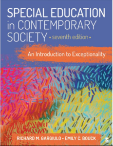 Special Education in Contemporary Society: An Introduction to Exceptionality 7th eBook cover