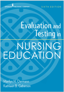 Evaluation and Testing in Nursing Education 6th Edition eBook cover