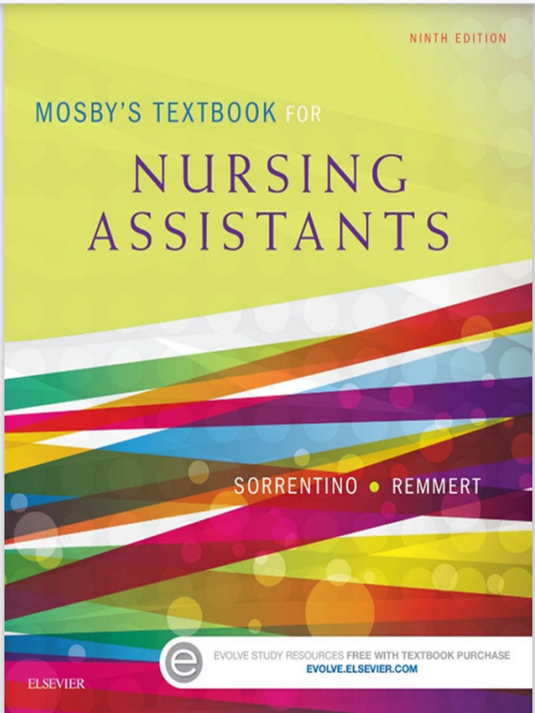 Mosby's Textbook for Nursing Assistants by Sheila A. Sorrentino Leig 9th Edition eBook cover