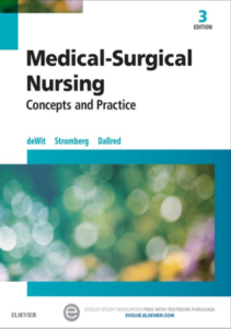 Medical-Surgical Nursing: Concepts & Practice 3rd Edition by Susan C. deWit eBook cover