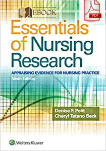 Essentials of Nursing Research Appraising Evidence for Nursing Practice 9th Edit eBook cover