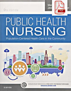 Public Health Nursing Population-Centered Health Care in the Community 9th Editi eBook cover