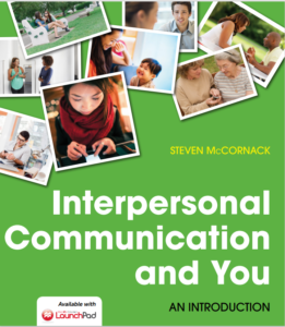 Interpersonal Communication and You: An Introduction 1st Edition by Steven eBook cover