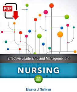 Effective Leadership and Management in Nursing 9th Edition eBook cover