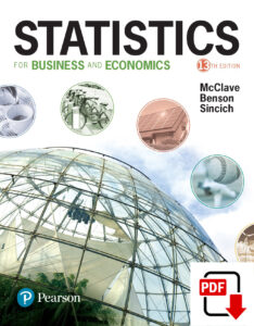 Statistics for Business and Economics 13th Edition eBook cover