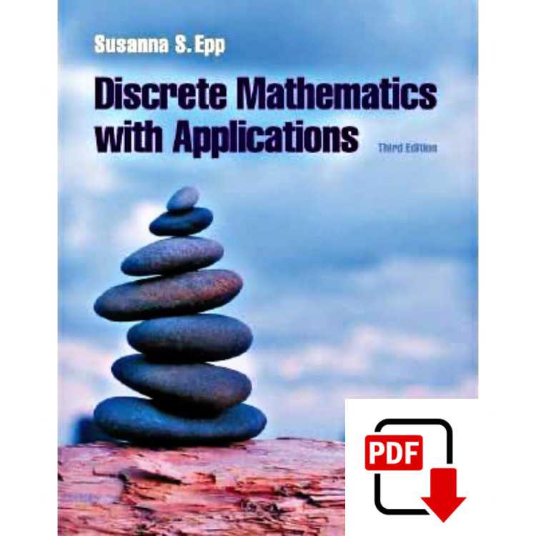 Discrete Mathematics with Applications by Susanna S.Epp 3rd Edition eBook cover