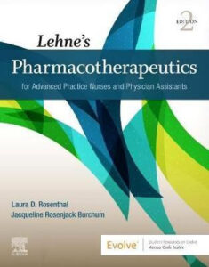 Lehne's Pharmacotherapeutics for Advanced Practice Nurses and Physician 2nd Edit eBook cover