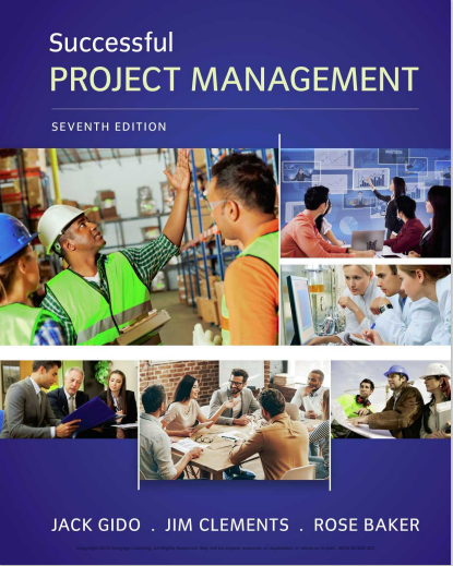 Successful Project Management 7th Edition by Jack Gido eBook cover