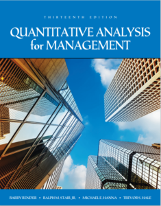 Quantitative Analysis for Management 13th Edition by Barry Render eBook cover