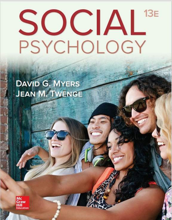 Social Psychology 13th Edition by David Myers - eBook cover