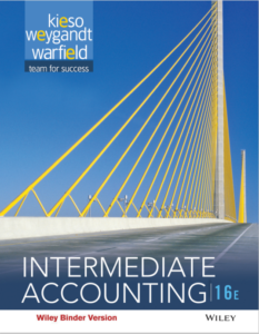 Intermediate Accounting 16th Edition by Donald E. Kieso eBook cover