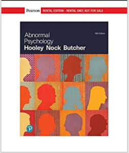 Abnormal Psychology 18th Edition by Jill Hooley eBook cover