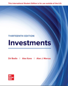 Investments 13th Edition | ISE eBook cover