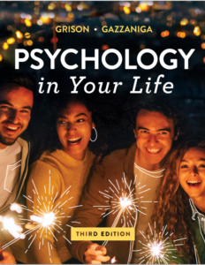 Psychology in Your Life Third Edition by Sarah Grison eBook cover