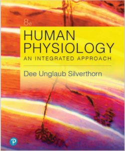 Human Physiology: An Integrated Approach 8th Edition by Dee Silverthorn eBook cover