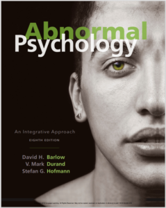 Abnormal Psychology: An Integrative Approach 8th Edition eBook cover