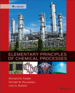 Elementary Principles of Chemical Processes, 4th Edition By Richard Felder eBook cover