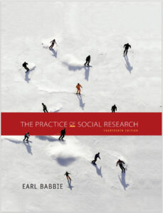 The Practice of Social Research 14th Edition by Earl R. Babbie 9781305104945 eBook cover